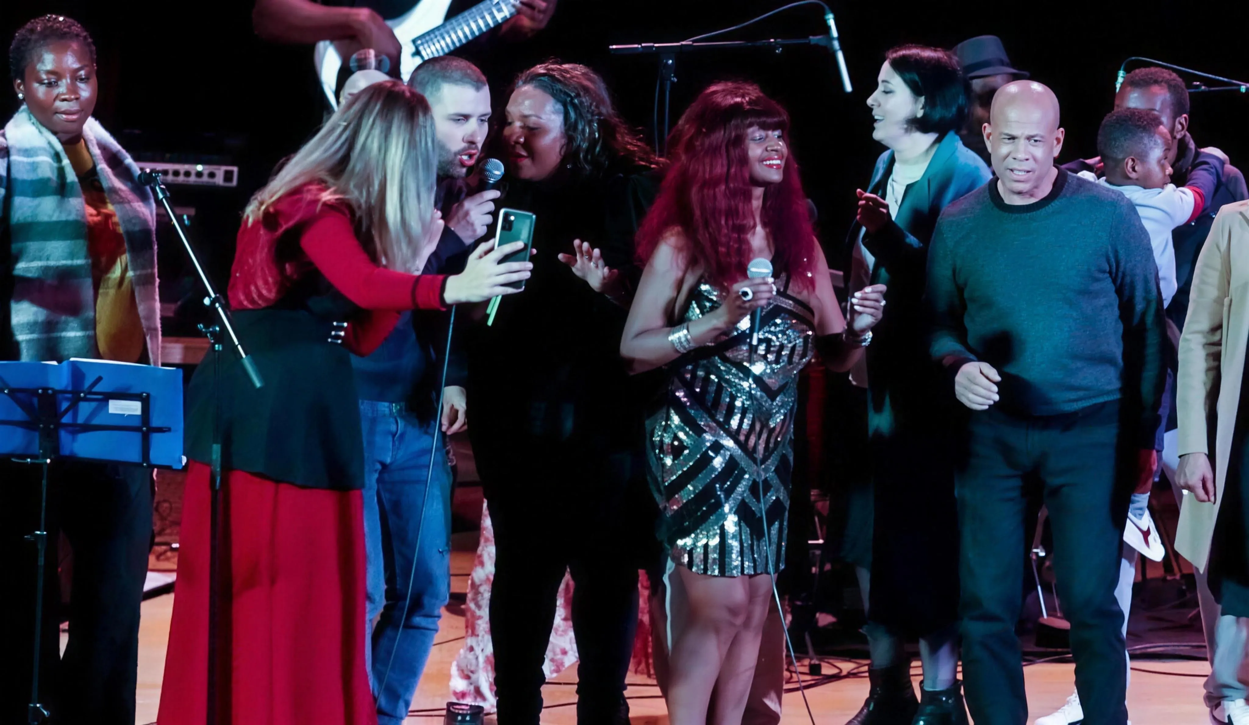 Angélina Tezanou en concert à la Mairie de Versailles pour la Nuit du Handicap, octobre 2020.